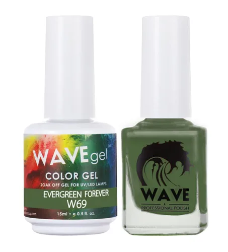 Vista 161 de WAVEGEL - Juego dúo de gel y esmalte de uñas a juego - Colección Simplicity - #P109 Blizzard I 0.5 onzas