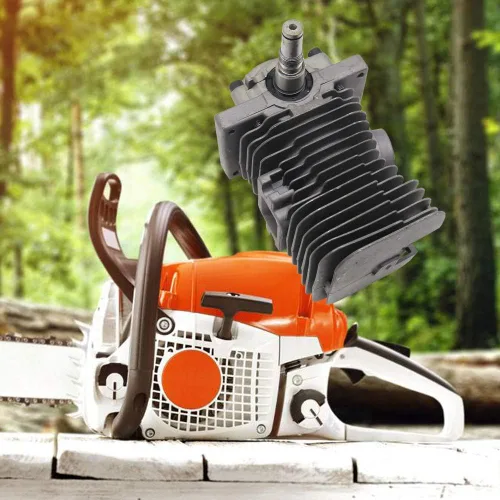 Vista 5 de Motor motor 38MM cilindro pistón cigüeñal para STIHL MS170 MS180 018 motosierra pieza de repuesto