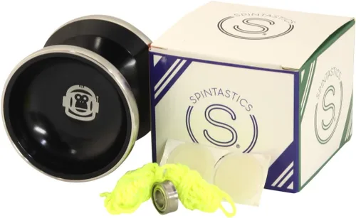 Vista 3 de Spintastics Space Monkey - Yoyó - Juego sin respuesta o sensible - Yoyó bi-metal (negro)