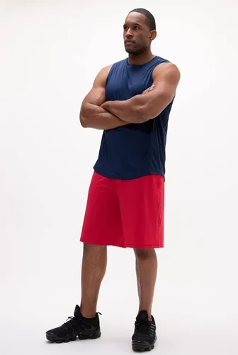 Vista 6 de DEVOPS Paquete de 2 pantalones cortos de gimnasio de entrenamiento de 10 pulgadas con bolsillos para hombre