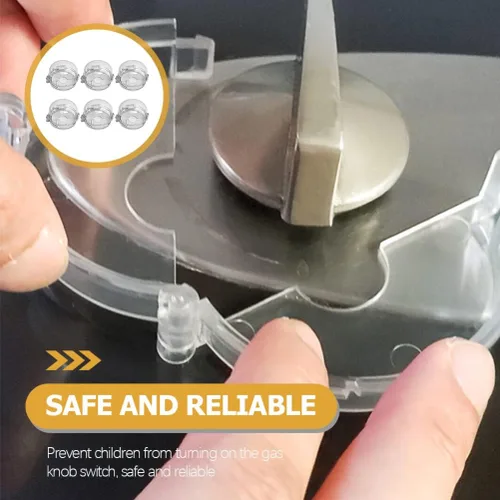 Vista 5 de OSALADI Fundas para pomos de estufa de gas, protector de seguridad para cocina y pomo de estufa para niños y niñas