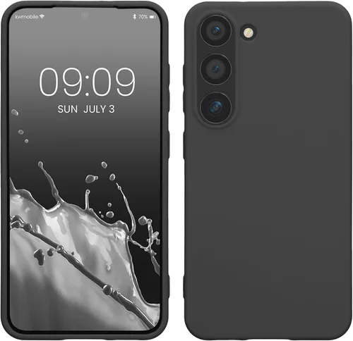 Vista 181 de kwmobile Funda compatible con Samsung Galaxy S23 - Funda protectora de silicona TPU suave y delgada - Piedra antigua
