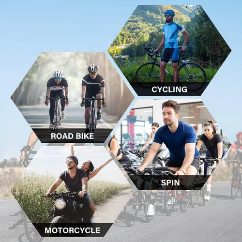 Vista 6 de BALEAF Men's Cycling Jersey Short Sleeve Bike Shirts 4 Pockets Road Biking Tops Full Zip Clothing MTB Breathable UPF 50+