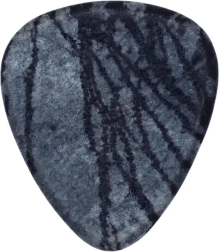 Vista 23 de Púa de Guitarra o Bajo de Piedra Amatista - Calibre Ultra Pesado de 3.0 mm - Forma 351 - Púa Exótica Artesanal de Gema Especial - 1 Paquete