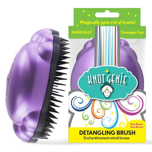 Vista 17 de Knot Genie, Cepillo para desenredar el cabello, Azul