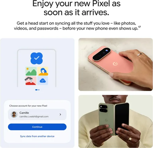 Vista 9 de Google Pixel 11 Pro Fold - Teléfono inteligente desbloqueado, Géminis - 1 Android, Inteligencia Gemini, batería de más de 24 horas, Pixel HiLight