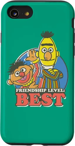 Vista 13 de iPhone 14 Sesame Street Bert & Ernie Nivel de amistad: el mejor estuche