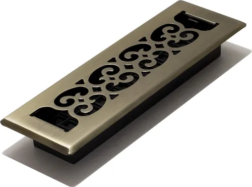 Vista 21 de Decor Grates Registro de suelo SPH210-RB, 2x10, acabado bronce frotado