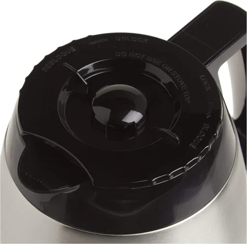 Vista 3 de Cuisinart DCG-600RC - Jarra térmica de repuesto de 10 tazas con tapa, compatible con cafeteras Cuisinart de acero inoxidable