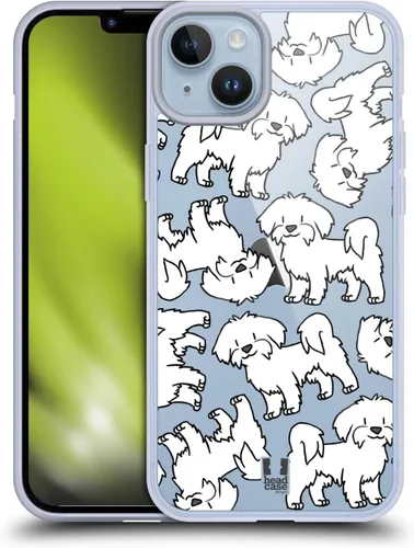 Vista 91 de Head Case Designs Airedale Terrier - Funda de gel suave con 4 patrones de razas de perro [protección de grado militar] compatible con Apple iPhone 7