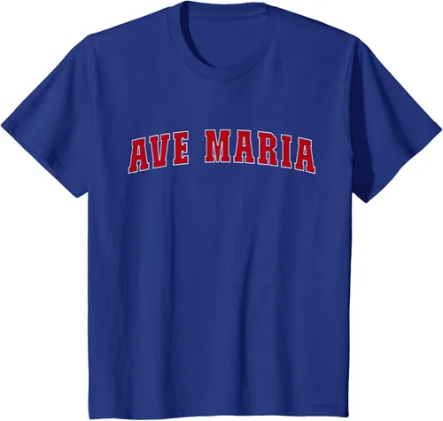 Vista 49 de Ave Maria FL Florida - Camiseta, Negro