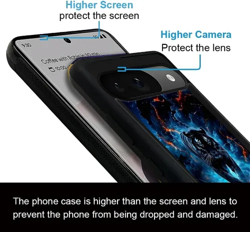 Vista 783 de Compatible con Google Pixel 4A 5G Mobile Case Creative Acrylic Panel trasero Silicona Protección Grip especialmente diseñado para Google Pixel 4A 5G