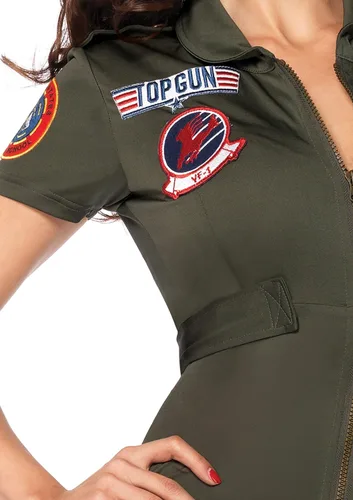 Vista 3 de 1pc. Señoras parte superior Gun Vuelo Suit-Verde