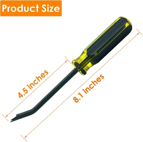 Vista 7 de Removedor de grapas para tapicería – Extractor de grapas, herramientas de tapicería con doble punta, herramienta removedor de grapas para quitar