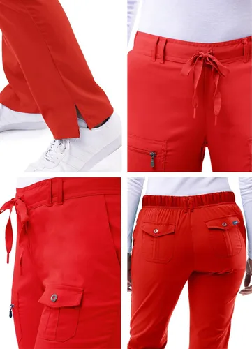 Vista 4 de Adar Pro Scrubs - Pantalones ajustados de yoga para mujer Manzana