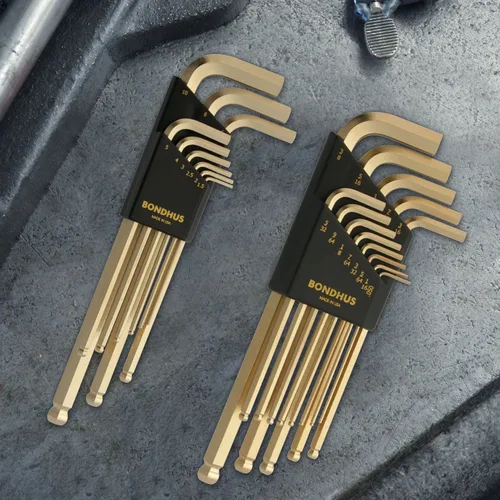 Vista 7 de Bondhus 20899 Balldriver GoldGuard L-Wrench DblPK,38099 0.059-0.394 in y 37937 .050-3/8
