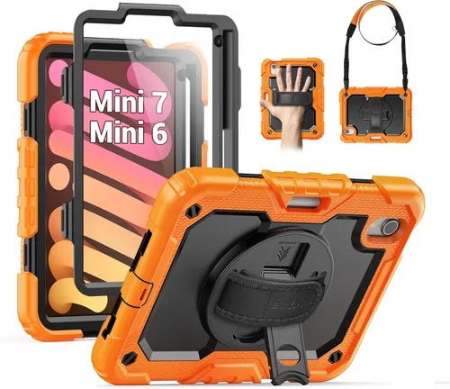 Vista 11 de SEYMAC Funda para iPad de 9ª/8ª/7ª Generación Estuche 10.2" 2021-2019, Funda Protectora de Cuerpo Completo Resistente a Prueba de Golpes de Servicio
