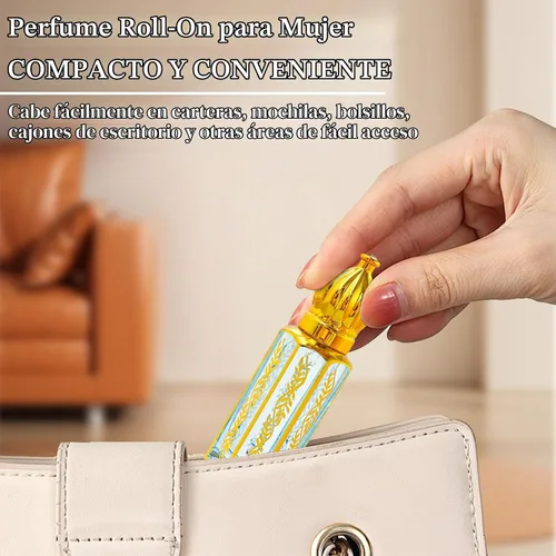 Vista 5 de MR.A Paquete de 3 perfumes árabes para mujer, aceite de perfume árabe de larga duración, aceite de perfume árabe de lujo, perfume árabe suave
