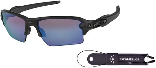 Vista 2 de Oakley Flak 20 XL OO9188 Sunglasses For Men BUNDLE Leash Designer iWear Care Kit