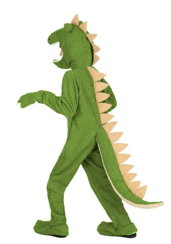 Vista 2 de Disfraz de Cocodrilo de Peluche para Niños Multicolor