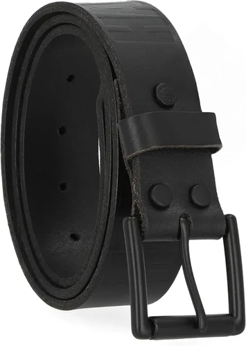 Vista 13 de Harley-Davidson Cinturón de cuero de 1.496 in para hombre Negro (doble costura)