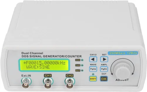 Vista 8 de Contador de generador DDS DC5V DDS generador de funciones programables de doble canal Medidor de frecuencia de forma de onda arbitraria