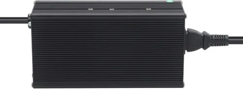 Vista 5 de Cargador de batería de 48 voltios y 10 amperios compatible con Club Car para carros de golf de 48 voltios con enchufe redondo de 3 pines