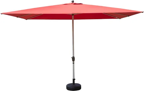 Vista 19 de Domi - Sombrilla rectangular de 6 x 4 pies para patio, sombrilla de mesa para exteriores con 8 varillas resistentes e inclinación, sombrilla de Beige