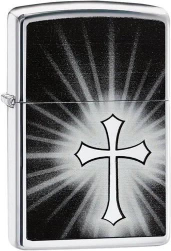 Vista 11 de Zippo - Encendedor de bolsillo cruzado Armadura San Benito Latón