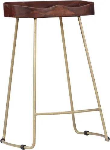 Vista 3 de sillas de bar, taburetes de bar, taburetes de bar Juego de 3, mesa de bar, sillas para barra de cocina, taburetes de bar Gavin 2 piezas Taburete