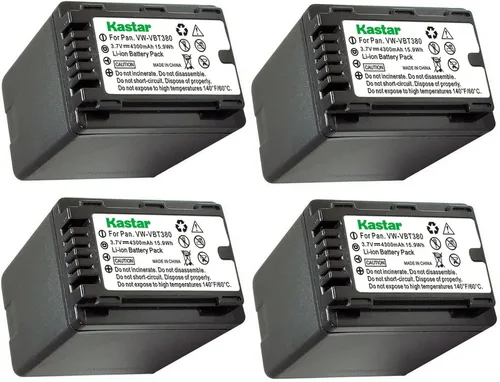 Vista 6 de Kastar Batería de repuesto VW-VBT380 para Panasonic HC-V550K, HC-V620M, HC-V710, HC-V720, HC-V720M, HC-V720GK, HC-V720MGK, HC-V720K, HC-V750