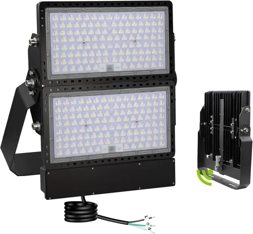 Vista 13 de STASUN Luz de inundación LED de 300 W 45000 lm del anochecer al amanecer Fotocélula al aire libre - Serie Flying Ultra, certificado ETL 5000K luz