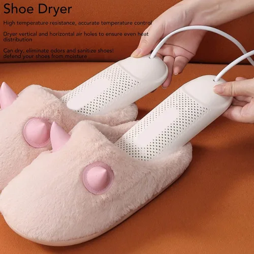 Vista 5 de Secador de zapatos para el hogar, desodorante eléctrico para botas, elimina la humedad y el olor, calentador de zapatos para calcetines y botas