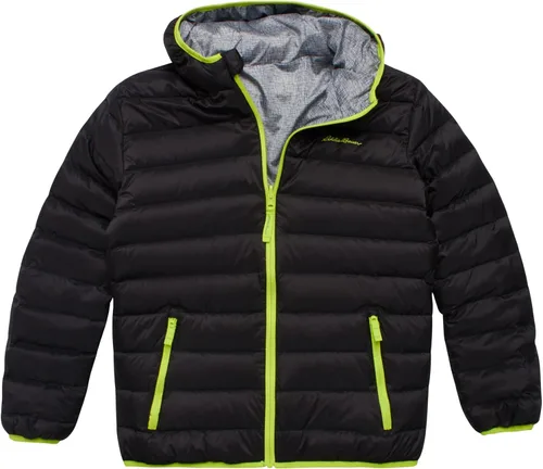 Vista 2 de Eddie Bauer Chaqueta reversible para niños, abrigo acolchado resistente a la intemperie para niños y niñas (3-20)