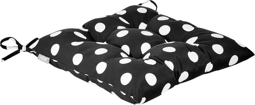 Vista 11 de Pillow Perfect Almohadillas negras para sillas de exteriores e interiores, 15.5 x 16 pulgadas, paquete de 2