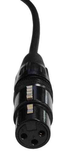 Vista 2 de Audio2000'S E23106-2P - Paquete de dos cables de 6 pies chapados en oro de 1/4 pulgadas TS en ángulo recto a XLR hembra