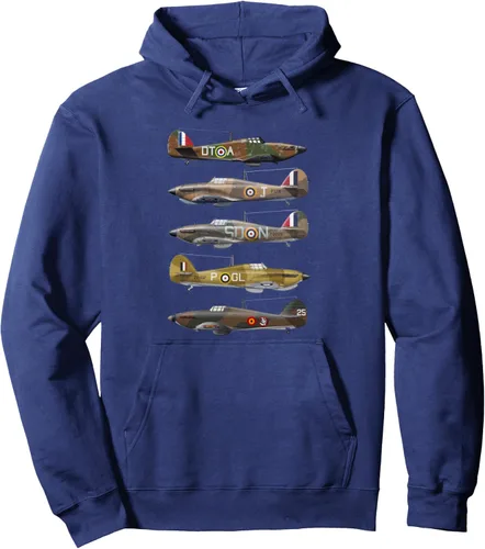Vista 4 de Hawker Hurricane is a British WW2 fighter aircraft Pullover Hoodie