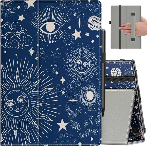 Vista 14 de VORI Funda para tableta Amazon Kindle Fire HD 10 (13ª/11ª generación 2023/2021) y Fire HD 10 Plus – Funda plegable delgada con función