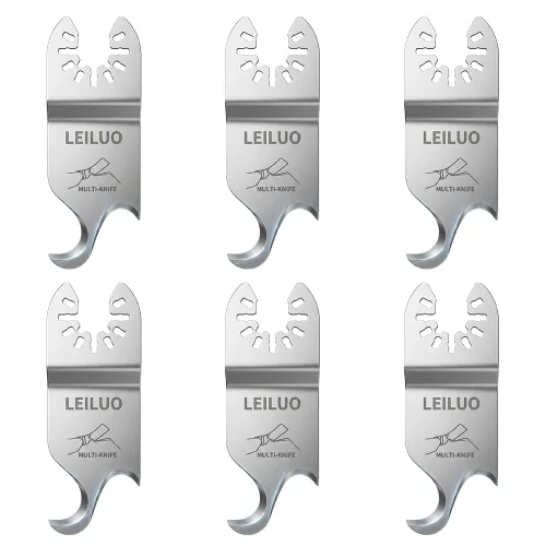 Vista 9 de LEILUO - Juego de 3 cuchillas de carburo de 80MM para multiherramienta, universal, para quitar lechada, accesorios para herramienta oscilante