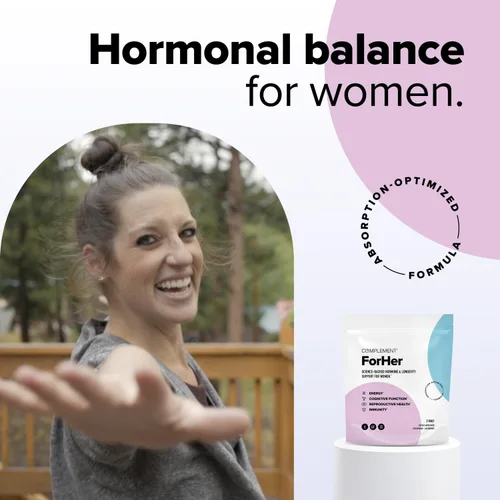 Vista 6 de COMPLEMENT ForHer Multivitamínico con inositol para mujer, suplemento de equilibrio hormonal para mujeres, crecimiento del cabello y apoyo