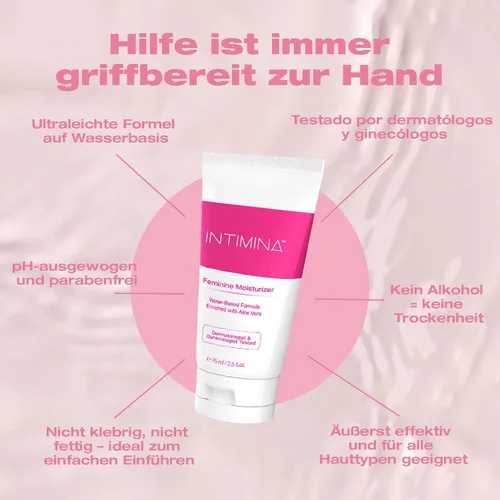 Vista 8 de INTIMINA Hidratante Femenino - Lubricante vaginal a base de agua