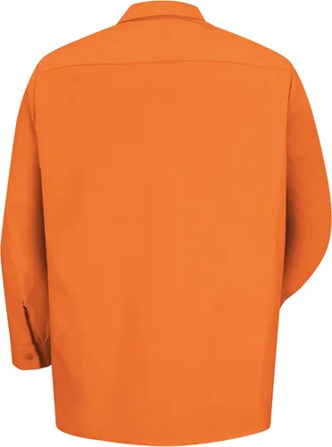 Vista 2 de Red Kap mens Industrial Work Shirt, Regular Fit, Long Sleeve