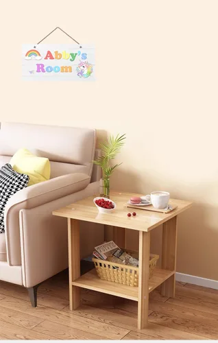 Vista 2 de Letrero personalizado, letrero mágico de unicornio, unicornio arcoíris para habitación de niños, decoración de pared con nombre personalizado