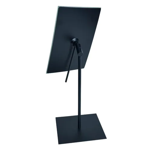 Vista 9 de JERDON Espejo rectangular de maquillaje de mesa, aumento 3X con acabado negro, espejo de tocador de 5 x 8 pulgadas, ajuste de pivote, modelo JP358BK