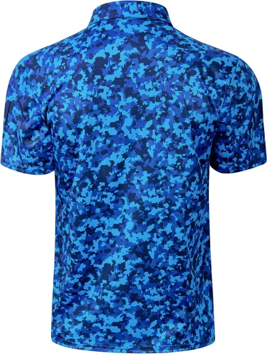 Vista 19 de TAPULCO Camisetas tipo polo de secado rápido para hombre, diseño de camuflaje, atléticas, ligeras, transpirables, casuales, para golf
