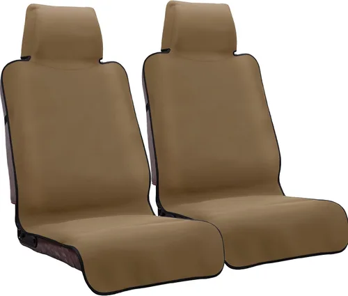 Vista 18 de Funda de asiento impermeable, protector de asiento de automóvil mejorado contra el sudor, perfecto para asiento universal antideslizante de Negro