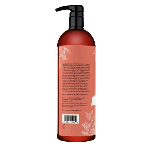 Vista 2 de CIBU Color Shampoo 30088 para cabello seco y teñido – Limpia, hidrata y fortalece suavemente – Revitaliza el cabello y el cuero cabelludo – Aroma