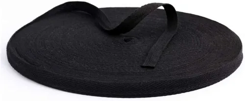 Vista 21 de Cinta de sarga de algodón de 54 yardas de 3/8 pulgadas de ancho (0.394 in) de ancho, cinta de sarga en espiga para manualidades, costura, ropa