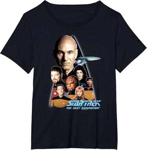 Vista 15 de Star Trek The Next Generation T-Shirt Asphalt Grey