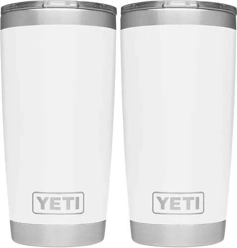 Vista 33 de YETI Rambler - Vaso de acero inoxidable con aislamiento al vacío de 20 onzas con tapa MagSlider Verde mar
